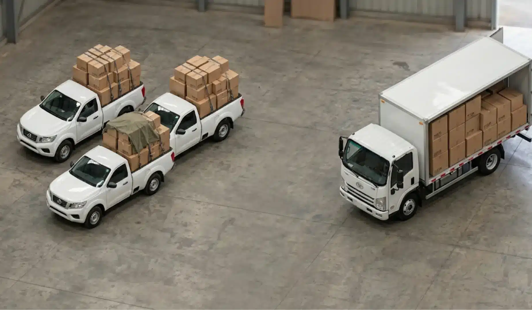 Cambiar camioneta por camión de carga