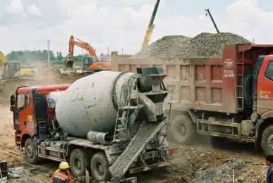 Camión olla concreto